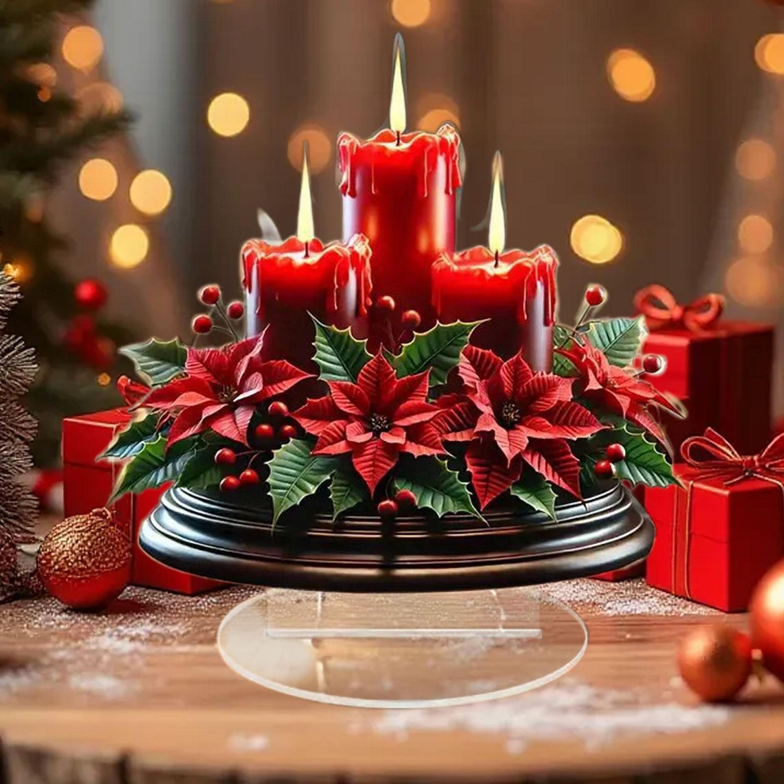 Candle Supplies Europe - Decorazioni natalizie Decorazioni da tavolo piatte
