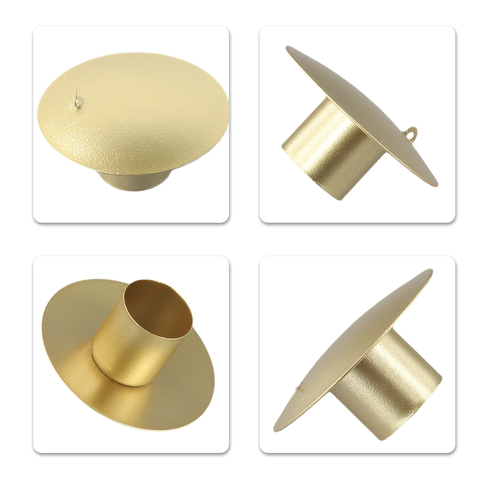 Candle Supplies Europe - 1 portacandele in metallo squisito candeliere