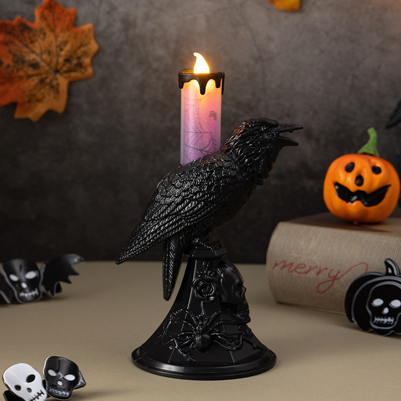 Statua di corvo nero Candelier - Candle Supplies Europe recensione e prezzo
