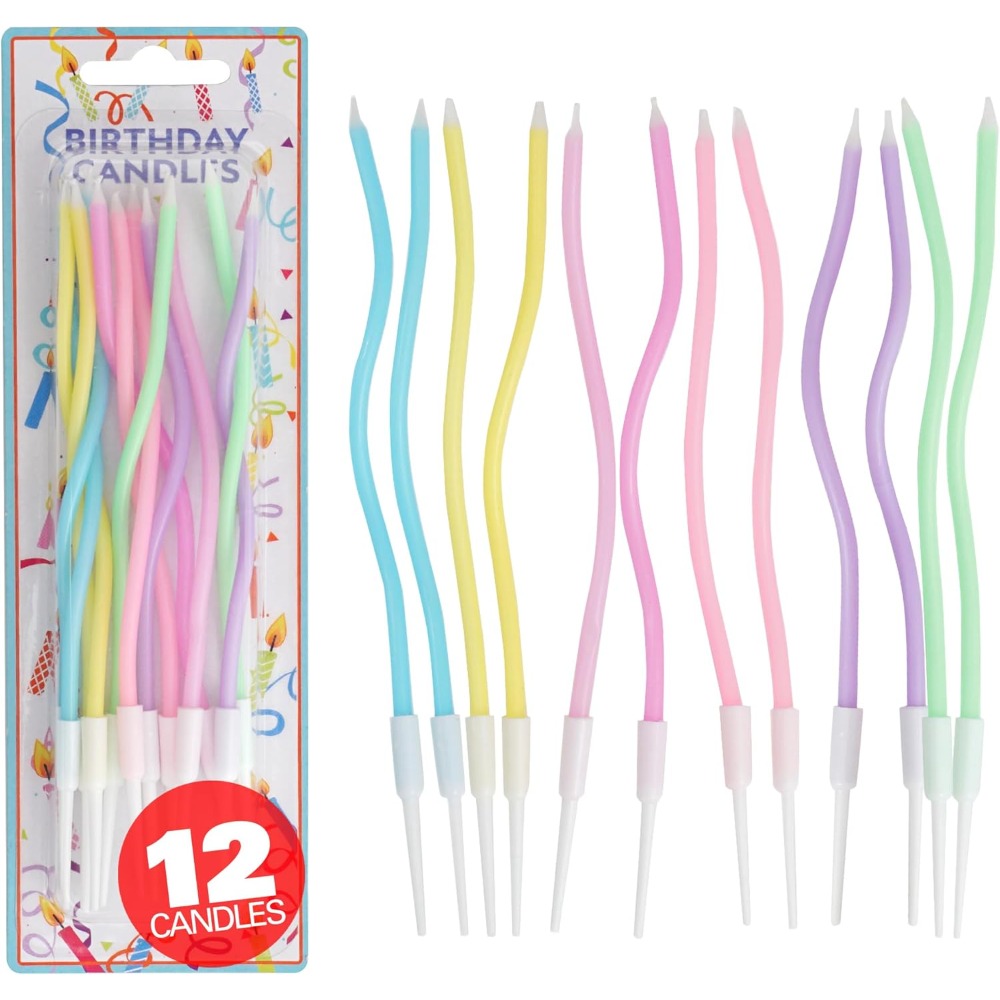 Set di 12 Candeline a Spirale  - Candle Supplies In recensione e prezzo