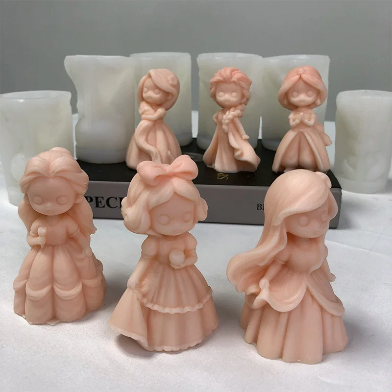 6 Princess Doll stampo per can - Candle Supplies Storage recensione e prezzo