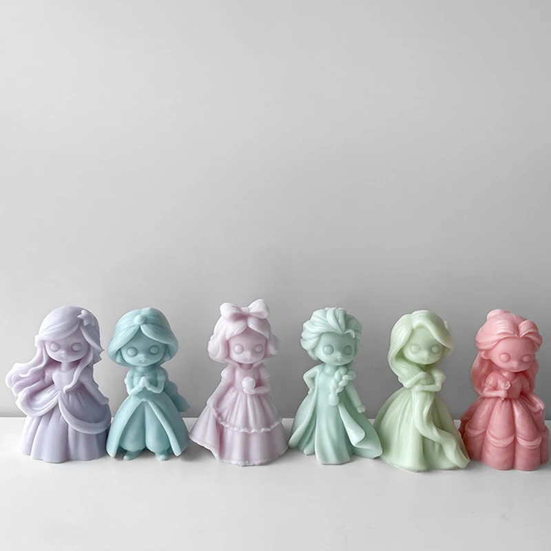 6 Princess Doll stampo per can - Candle Supplies Storage recensione e prezzo