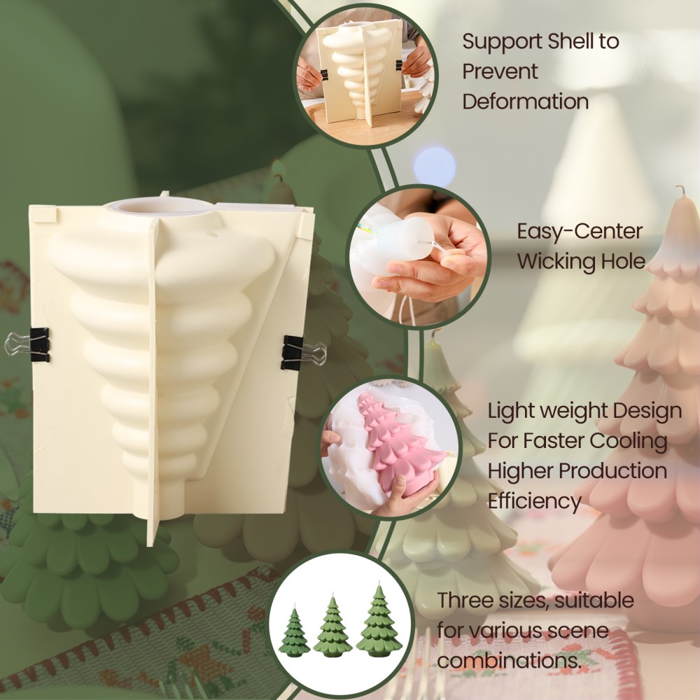 Stampi in silicone per albero  - Candle Supplies In recensione e prezzo