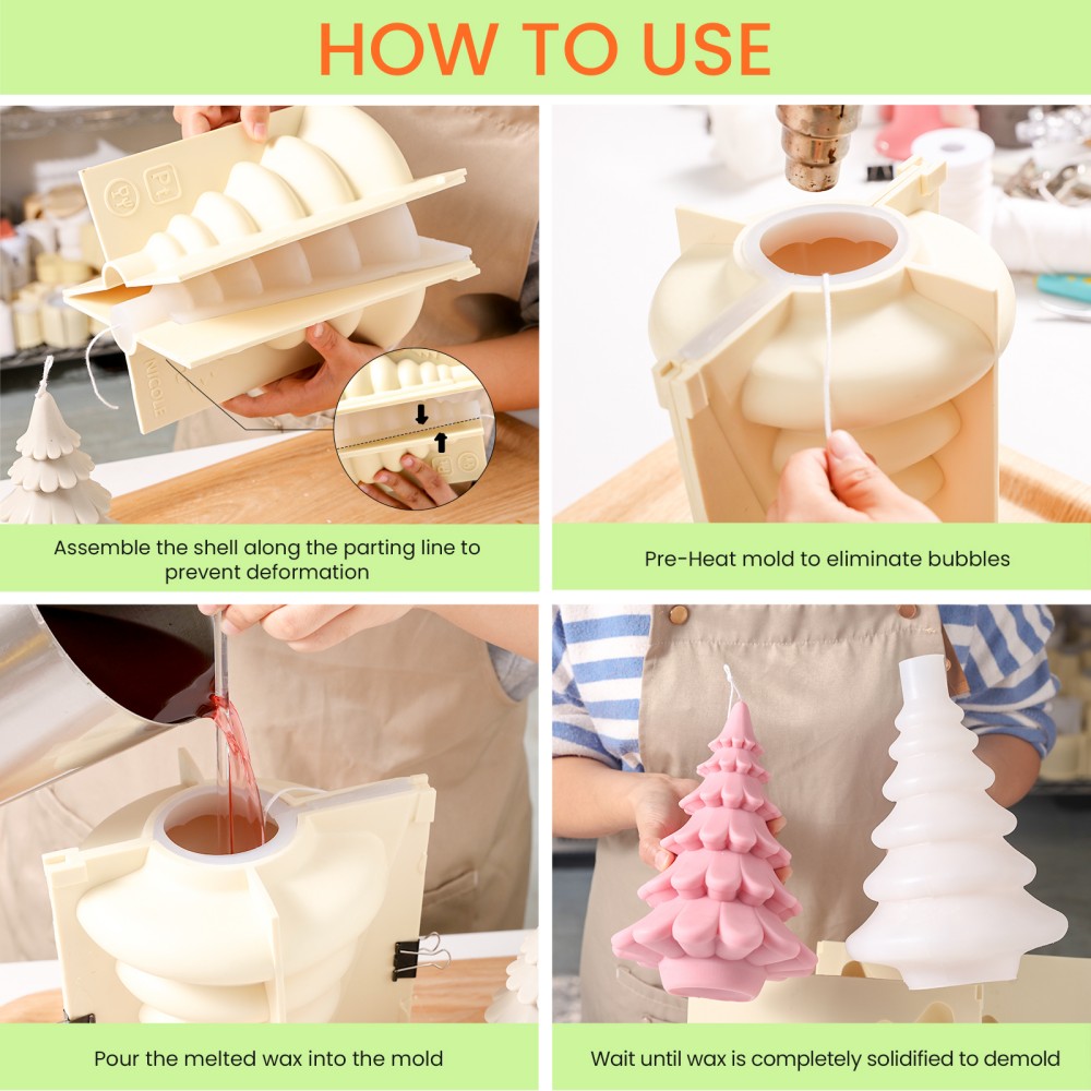Stampi in silicone per albero  - Candle Supplies In recensione e prezzo