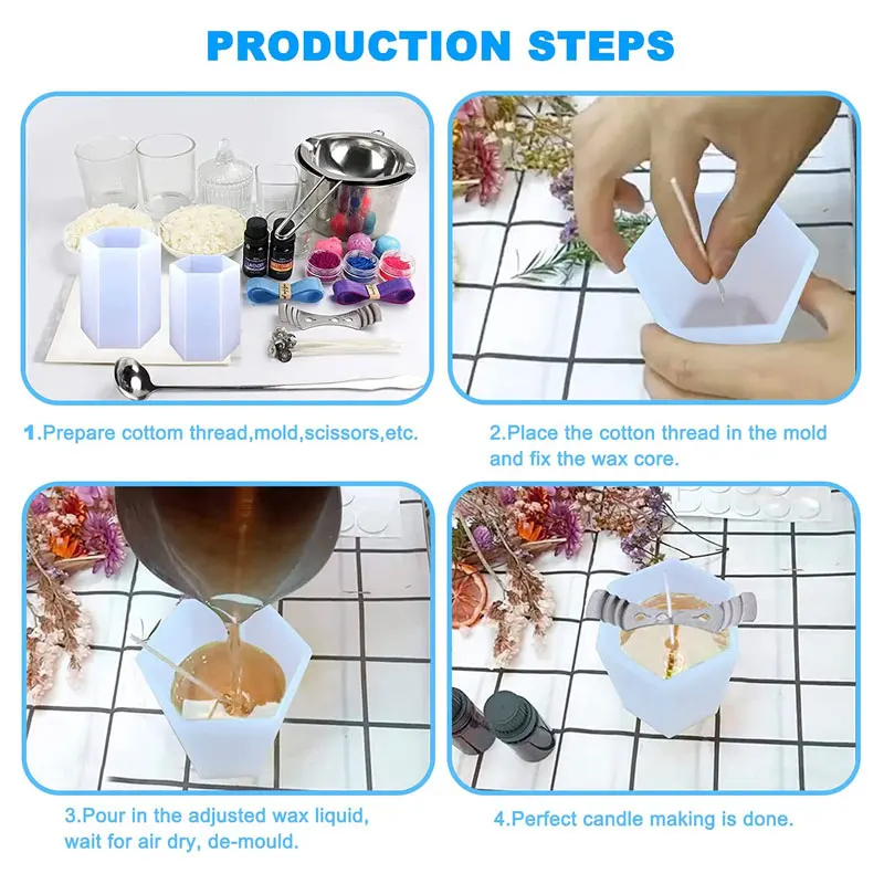 Stampi per candele in silicone - Candle Supplies Storage recensione e prezzo