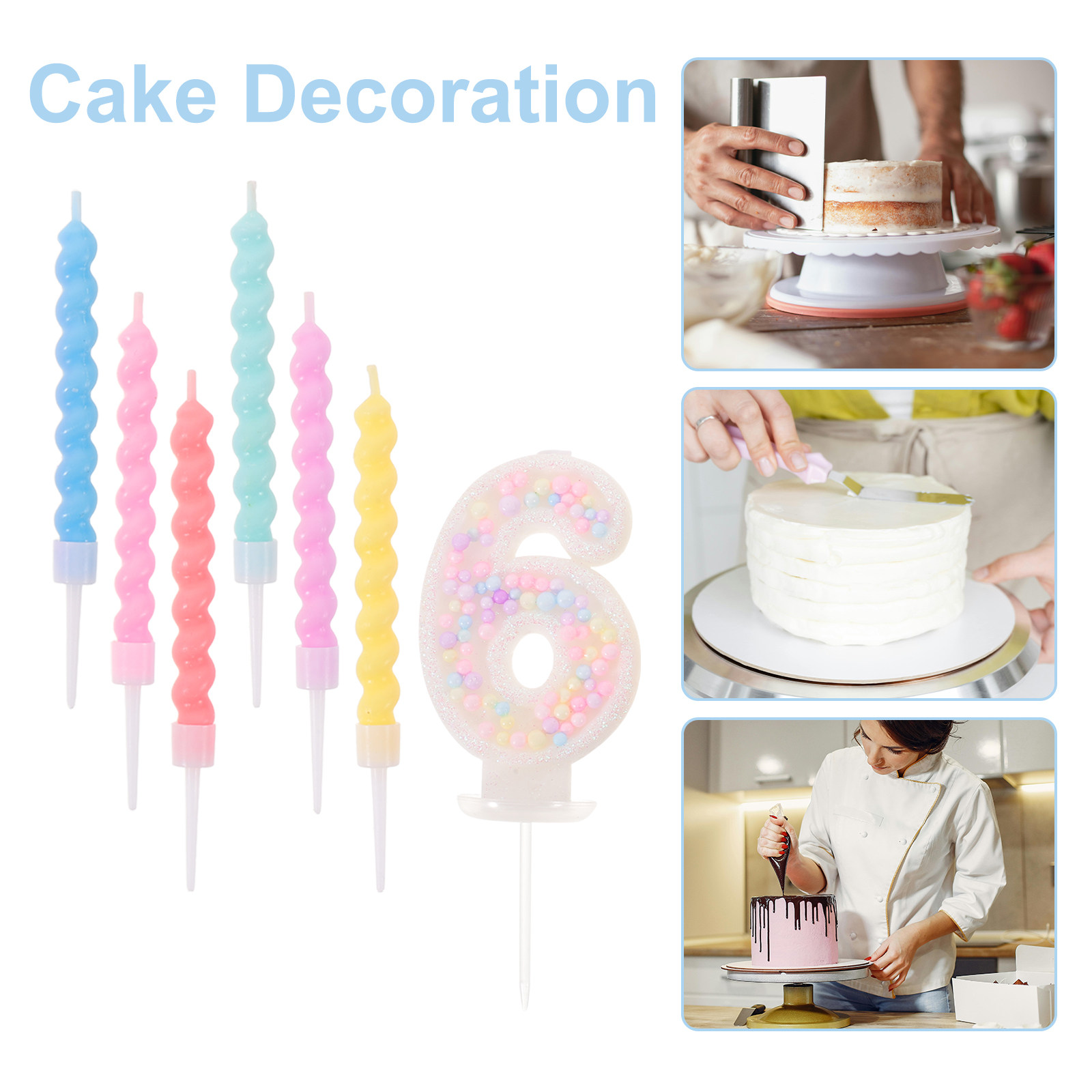 Set di 13 Candeline a Spirale  - Candle Supplies In recensione e prezzo